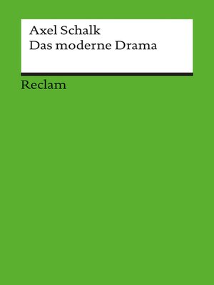 cover image of Das moderne Drama